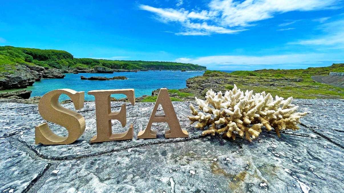 海辺で過ごす体験風景
